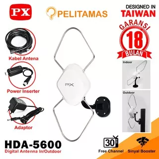 ANTENA DALAM / LUAR DIGITAL TV / IN/OUTDOOR ANTENNA PX HDA - 5600