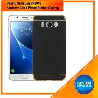 Hardcase Samsung J5 2016,Case 3 in 1 Plated Rubber Coating