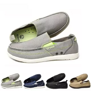 Sepatu Pria Crocs Walu Men Sepatu Kantor Casual Cowok Original Crocs Sepatu Santai Casual