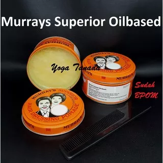 Pomade Murray Murrays Superior Oilbased SUDAH BPOM 3 oz (FREE SISIR SAKU)