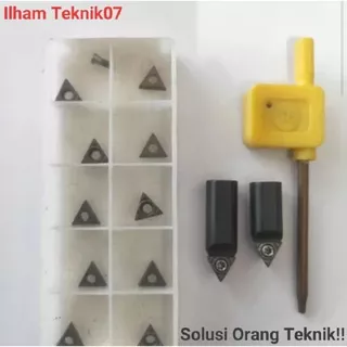 paket holder korter. pisau korter. kolter motor. as 10mm 2pcs panjang 25mm dan 30mm set inseet 10pcs