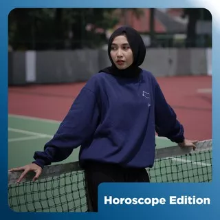 HGI HOROSCOPE BASIC SWEATER NAVY BLUE