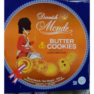Danish Monde Butter Cookies 365gr-Biskuit Mentega-Hampers-Lebaran-Idul Fitri-Grosir-Murah