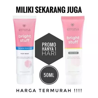 100% ORIGINAL!!! EMINA FACE WASH BRIGHT STUFF 50ML