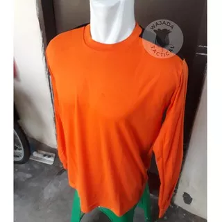 Kaos Lapangan Basarnas Orange PMR Kaos Panjang Busa PDL Pramuka
