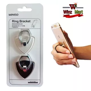 Ring Bracket Iring I-Ring Phone Holder HP Pegangan HP Miniso Original