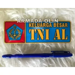 Stiker PVC Panjang Keluarga Besar TNI AL  | Stiker PVC