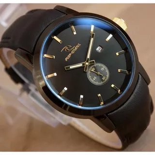 TERBATAS Ripcurl / Rip Curl Detroit Leather Black list Gold PALING LARIS