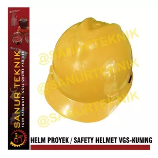 Helm Proyek / Helm Pelindung / Safety Helmet VGS - Kuning (YELLOW)