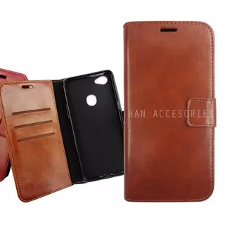 VIVO V5 | V7 | V7+ Original Fashion Selular Flip Leather Case - Flip Cover