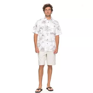 Quiksilver Waterman Snow Koolin Map Short Sleeve Shirt