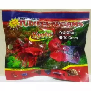 Tubifex worm cacing kering 5g cacing sutra