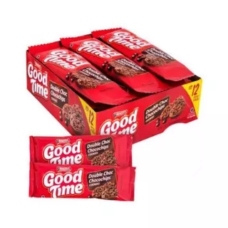 Good Time Cookies Doble Choco Biskuit Good Time Kemasan Pack isi 12pcs