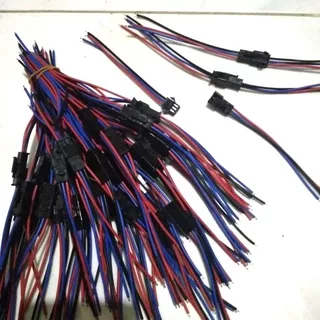 Soket Terminal Kabel Male Female 3 PIN - 3 Kabel