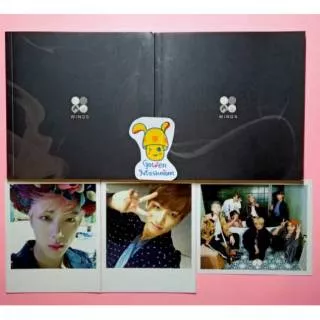 BTS wings album photocard poster