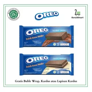 Oreo Dutch Cocoa Wafer / Double Choco / Vanilla / Coklat 140.4gr