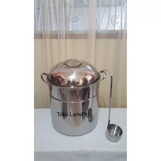 Supra 30QT Bakso Pot with Lid/ Panci Bakso Stainless