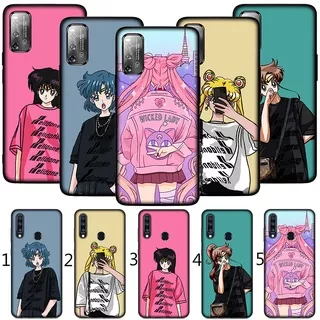 113W Sailor Moon swag Fashion Casing Soft Case Samsung Galaxy A9 A8 A7 A6 Plus A8+ A6+ 2018 A5 2016 2017 M30s M21 M31 phone cover