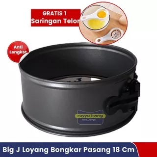 Loyang Bongkar Pasang 18cm Big J Springform Pan Cetakan Cheese Cake