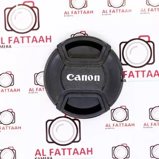 Lens Cap 52mm LOGO CANON EOS Tutup Lensa Lenscap 52 mm