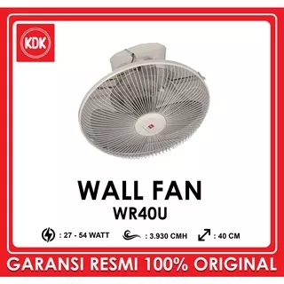 KDK Auto Fan 16 inch WR40U / Kipas / Kipas Ceiling / kipas Angin plafon / Terbaru / 55 Watt WR-40U