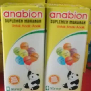 Anabion sirup // suplemen makanan // vitamin L-lysin anak 60 ml