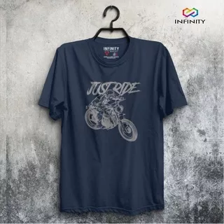 Kaos Pria Just Ride - INFINITY