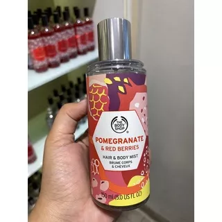 THE BODY SHOP POMEGRANATE AND RED BERRIES HAIR AND BODY MIST 150ml