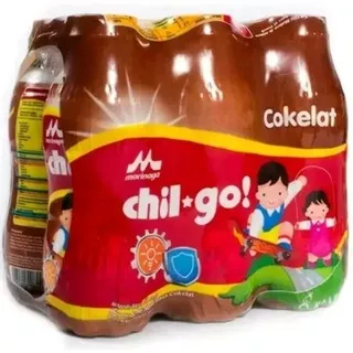 Morinaga Chil Go Cokelat, Vanila  ( 140 ml /6 pcs )