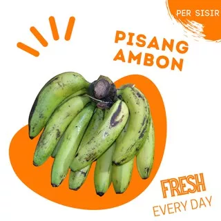 BUAH BUAHAN PISANG AMBON PER SISIR FRESH SEGAR Murah Buah Buahan Online Makassar