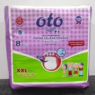 Oto Adult Diapers Popok Dewasa Model Celana / Adult Pants XXL isi 8