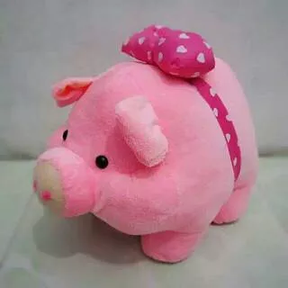 Boneka babi pink / piggy pigp pink 25 cm
