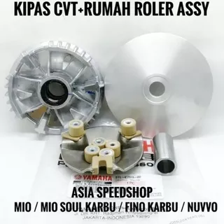 RUMAH ROLLER SET + KIPAS MIO SPORTY/SMILE/SOUL LAMA (PAKET LENGKAP) RUMAH ROOLER SET + KIPAS MIO