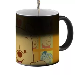 GRANDSALE Magic Mug Winnie The Pooh Mug Bunglon Mug Ajaib Premium 325 ml