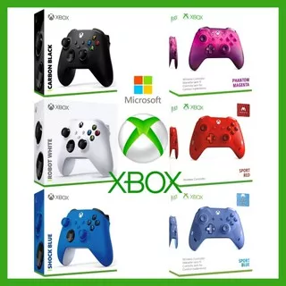 ? XBOX™ CONTROLLERS ? for XBox™One, Series X/S, & PC Windows™10 | controller joystick stick stik xbox x box 1 one series x s pc wireless blutooth controller carbon black white for pc windows 10 wireless controller original ori mesin microsoft xbox x box