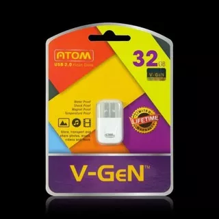 V-Gen 32GB - USB VGEN 32 Gb Atom 2.0 - Flasdisk V-Gen 32Gb Atom 2.0 - Flash Disk V-Gen 32GB Atom 2.0