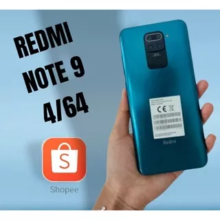 Handphone Second termurah xiaomi redmi note 9 4/64 hp seken/hp bekas fullset no kendala