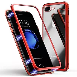 Premium case iphone 5 5g 5s 6 6s 6+ 7 7G 8 7+ 8+ 2in1 magnetic glass