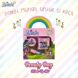 Amara Beauty Bag Makeup Kit Mainan Tas Kosmetik Make up Anak BPOM