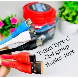 Kabel Data FLECO T-222 TYPE-C Kabel Charger FLECO T222 TYPE C Kabel Casan FLECO T-222 TIPE C