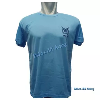 Kaos Oblong Kaos AU Kaos TNI AU Biru