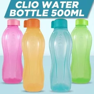 Botol Minum  Clio EVO 500ml / Botol Minum Tutup Clio 500ml Varian RANDOM