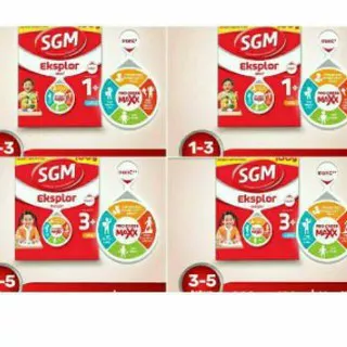 SGM EKSPLOR 1+/3+/5+ MADU/VANILA/COKLAT 900gr