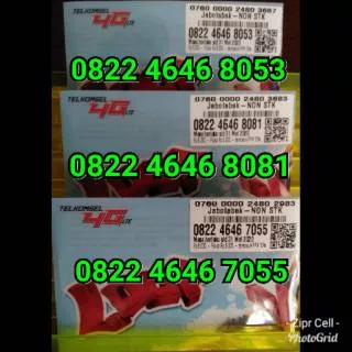 Nocan Nomor Cantik 
0822 4646 XXXX Kartu Perdana Telkomsel Simpati Loop 4G LTE