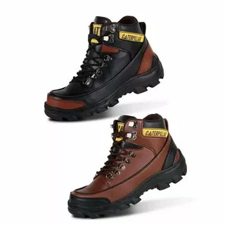 LP33SE FT77HB SEPATU BOOTS SAFETY UJUNG BESI CATERPILAR ARGON PRIA BOOTS SAFETY UJUNG BESI COKLAT