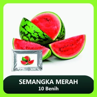 Benih Bibit Buah Semangka Merah F1 10 benih