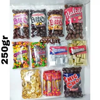 COKLAT DELFI 250gr - SILVERQUEEN BITES TREASURES CHACHA CHICCHOC MALTITOS CHEWEEZ ROUNDIES