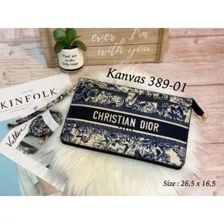 CLUTCH C-DIOR -01 IMPORT PREMIUM / CLUTCH TALI PANJANG & TALI TANGAN 3 SLOT