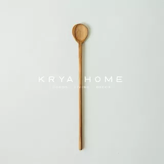KRYA HOME Sendok Kayu / Wooden Spoon / KATANA Spoon - Natural Wooden Ware