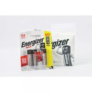 Baterai ENERGIZER MAX ALKALINE AA A2 BELI 2 GRATIS 1